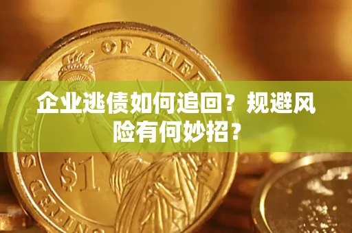北京企业逃债如何追回？规避风险有何妙招？