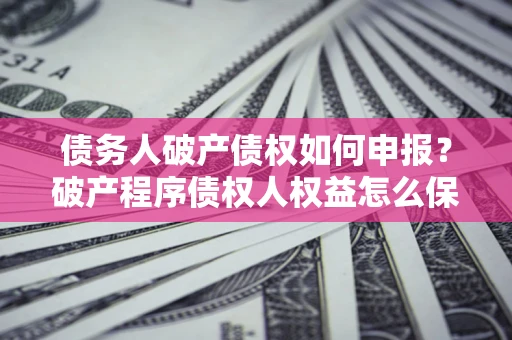 北京债务人破产债权如何申报？破产程序债权人权益怎么保障？