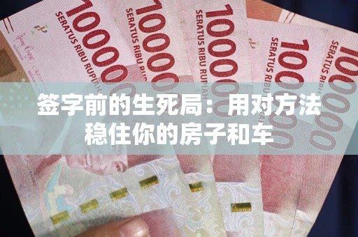 北京签字前的生死局：用对方法稳住你的房子和车